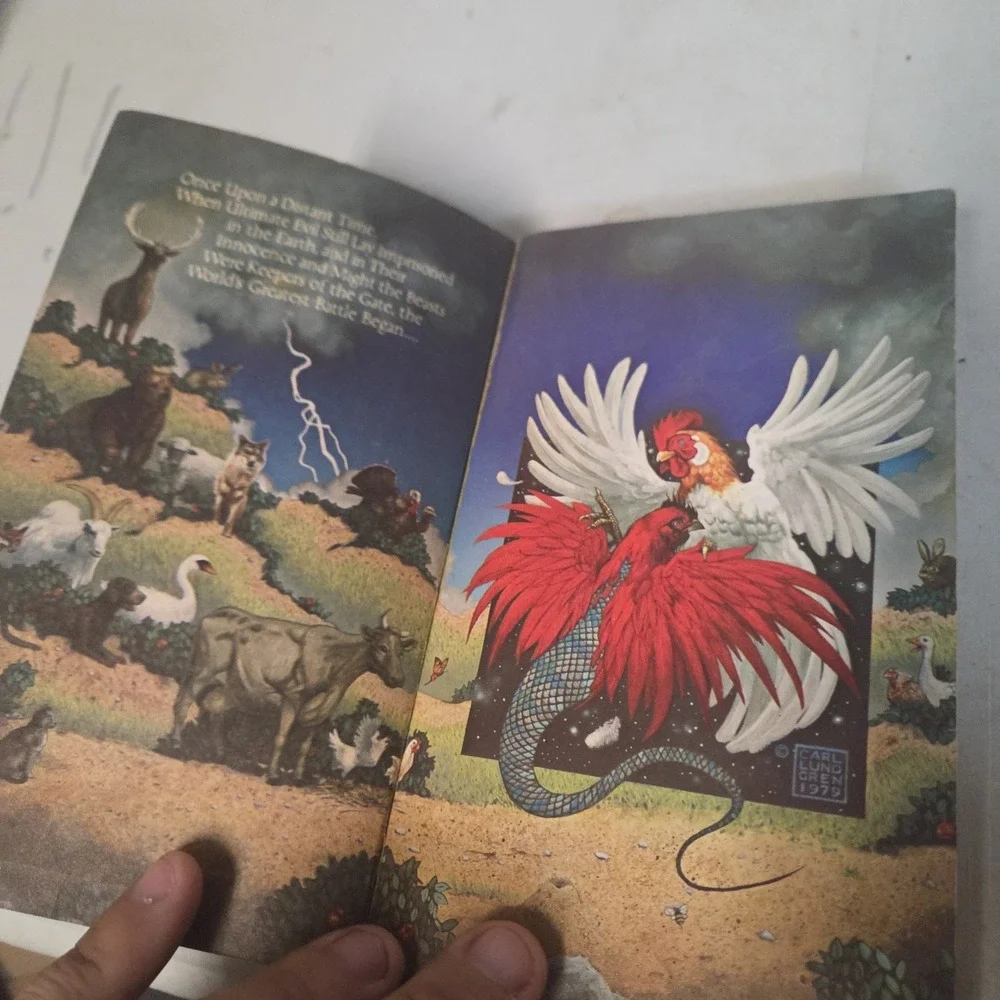 The Book of the Dun Cow Walter Wangerin Jr 1979 1st Pocket Books Print Fantasy